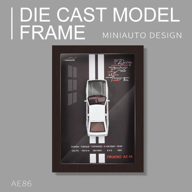 3D Alloy Metal Sports Car Model - Photo Frame & Kids' Decoration - storedevanci