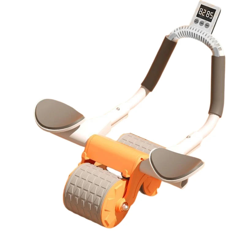 Elbow Support Ab Roller Wheel with Automatic Rebound & Counter Display