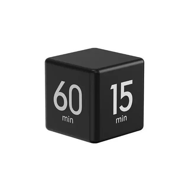 Productivity Cube Timer Gravity Sensor Flipping Led Display 4 Preset Time Dual Modes Countdown Cooking Study Mini Digital Timer - storedevanci