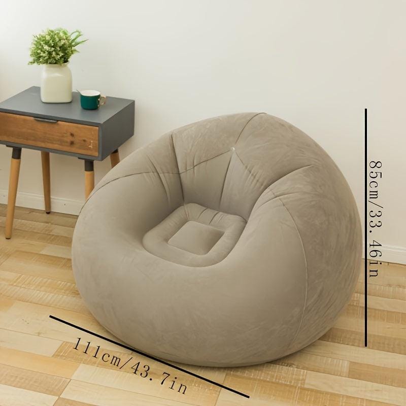 Inflatable Pvc Lounger Chair - Versatile Comfort For Home & Outdoors - storedevanci