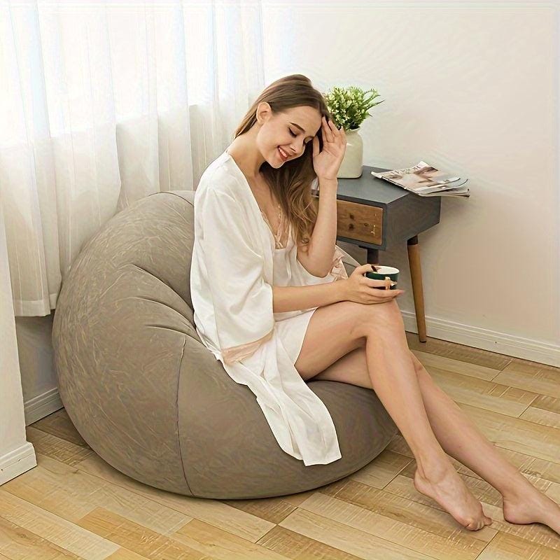 Inflatable Pvc Lounger Chair - Versatile Comfort For Home & Outdoors - storedevanci