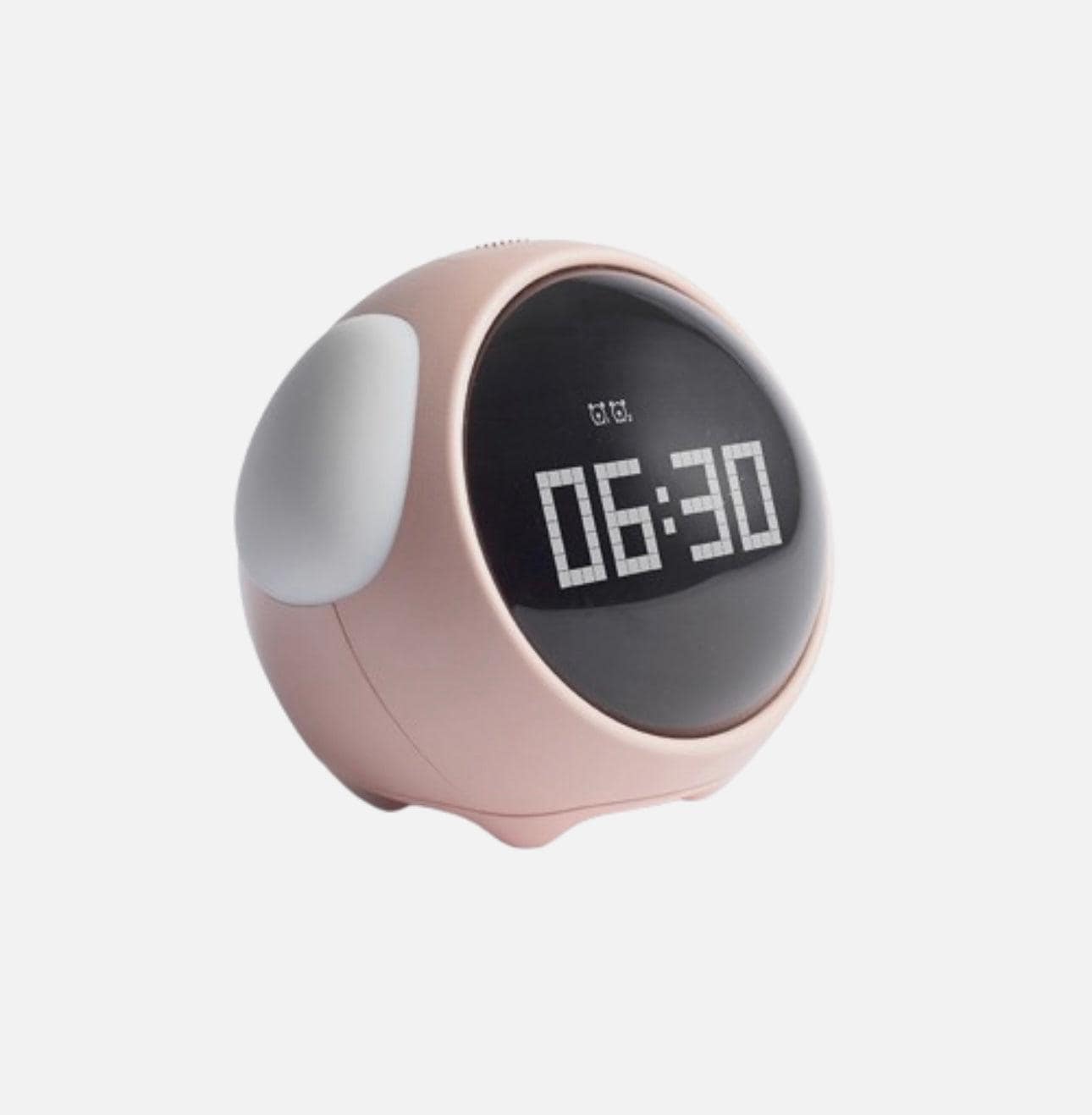 Night Light Cute Expression Alarm Clock Child Alarm Clock Voice Controlled Light Multifunctional For Home Thermometer - storedevanci