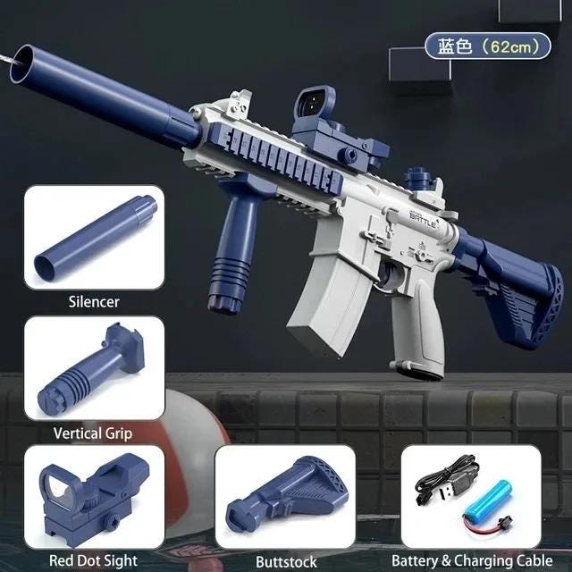 Electric Water Gun Fully Automatic Shooting - storedevanci