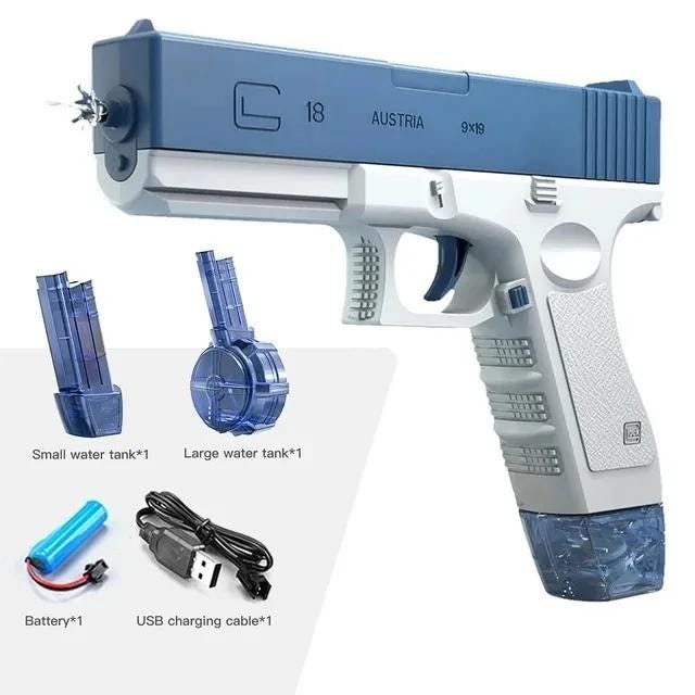 Electric Water Gun Fully Automatic Shooting - storedevanci