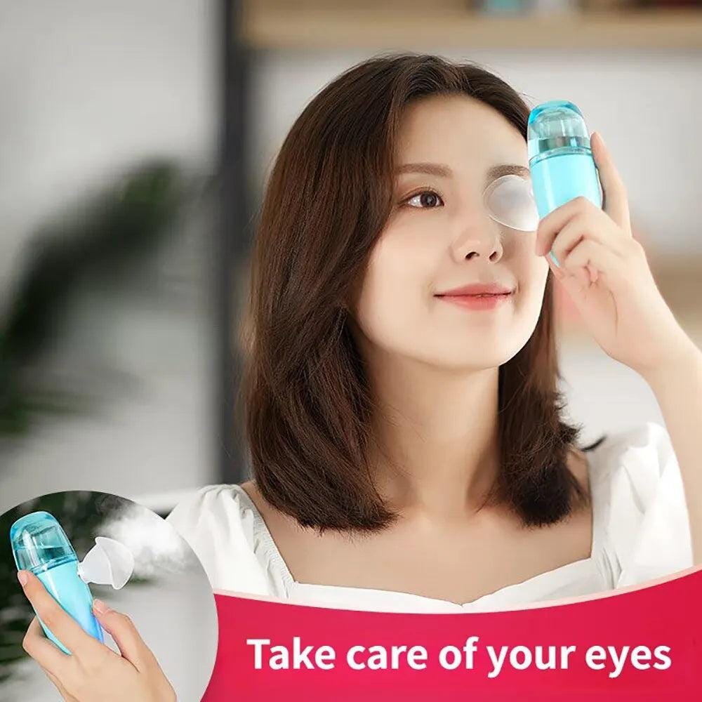 Eye Moistener Nano Spray Glasses Dry And Astringent To Relieve Fatigue Portable Usb Charging Eyewash Dry Eye Atomization - storedevanci