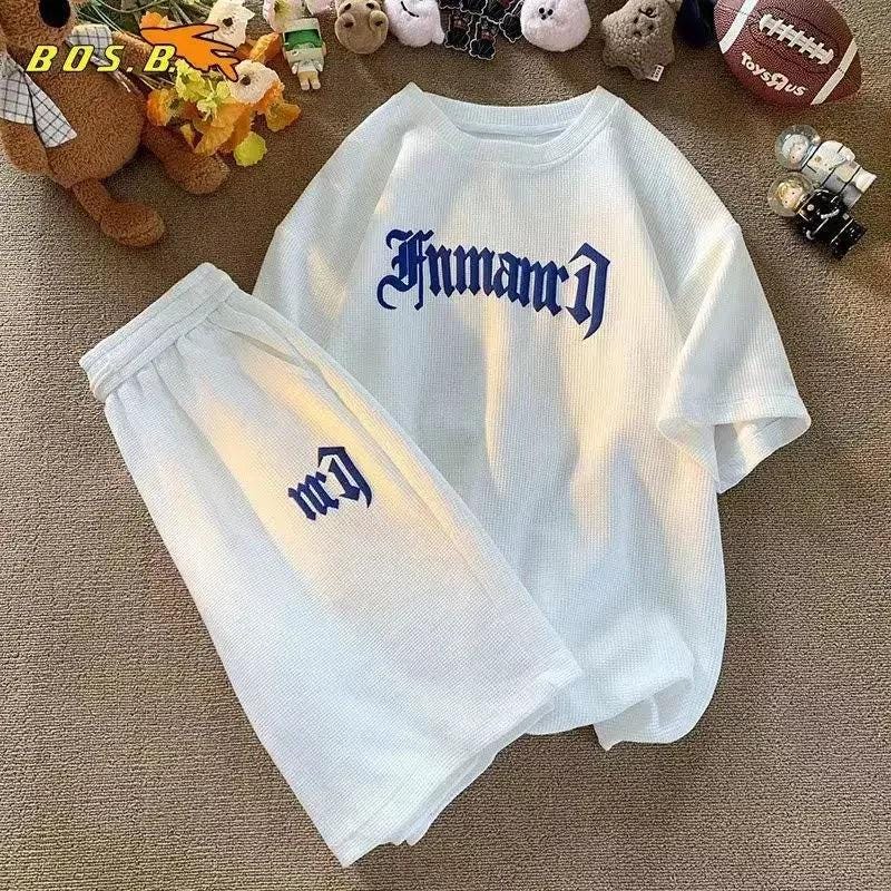 Sports Short And T-shirt 2pcs Set Outfit - storedevanci