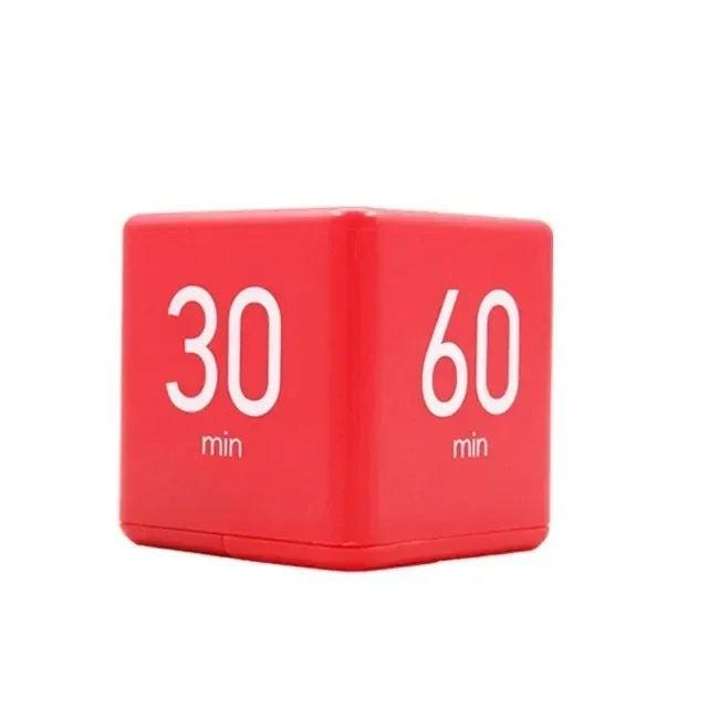 Productivity Cube Timer Gravity Sensor Flipping Led Display 4 Preset Time Dual Modes Countdown Cooking Study Mini Digital Timer - storedevanci