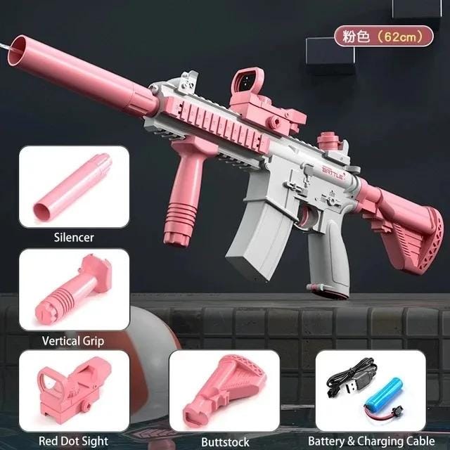 Electric Water Gun Fully Automatic Shooting - storedevanci