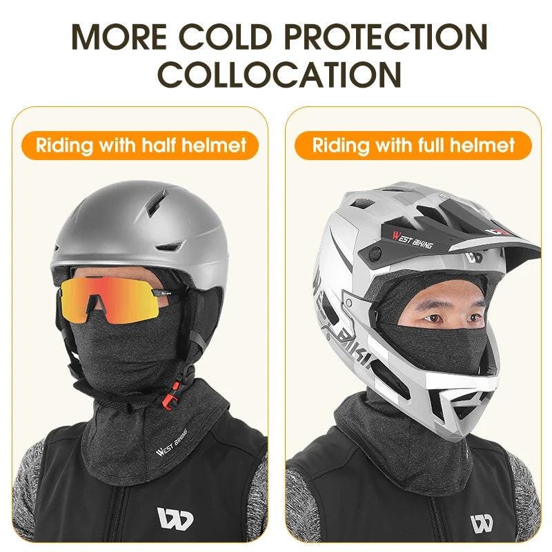 West Biking Winter Balaclava Cycling Cap – Cold-Proof Full Face Cover & Running Scarf - storedevanci