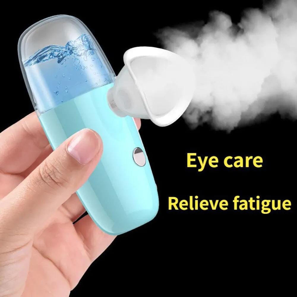 Eye Moistener Nano Spray Glasses Dry And Astringent To Relieve Fatigue Portable Usb Charging Eyewash Dry Eye Atomization - storedevanci