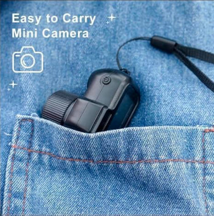 Y2000Mini Ultra-Compact Keychain Camera: Hd Video & Audio Recorder For Security  Sports