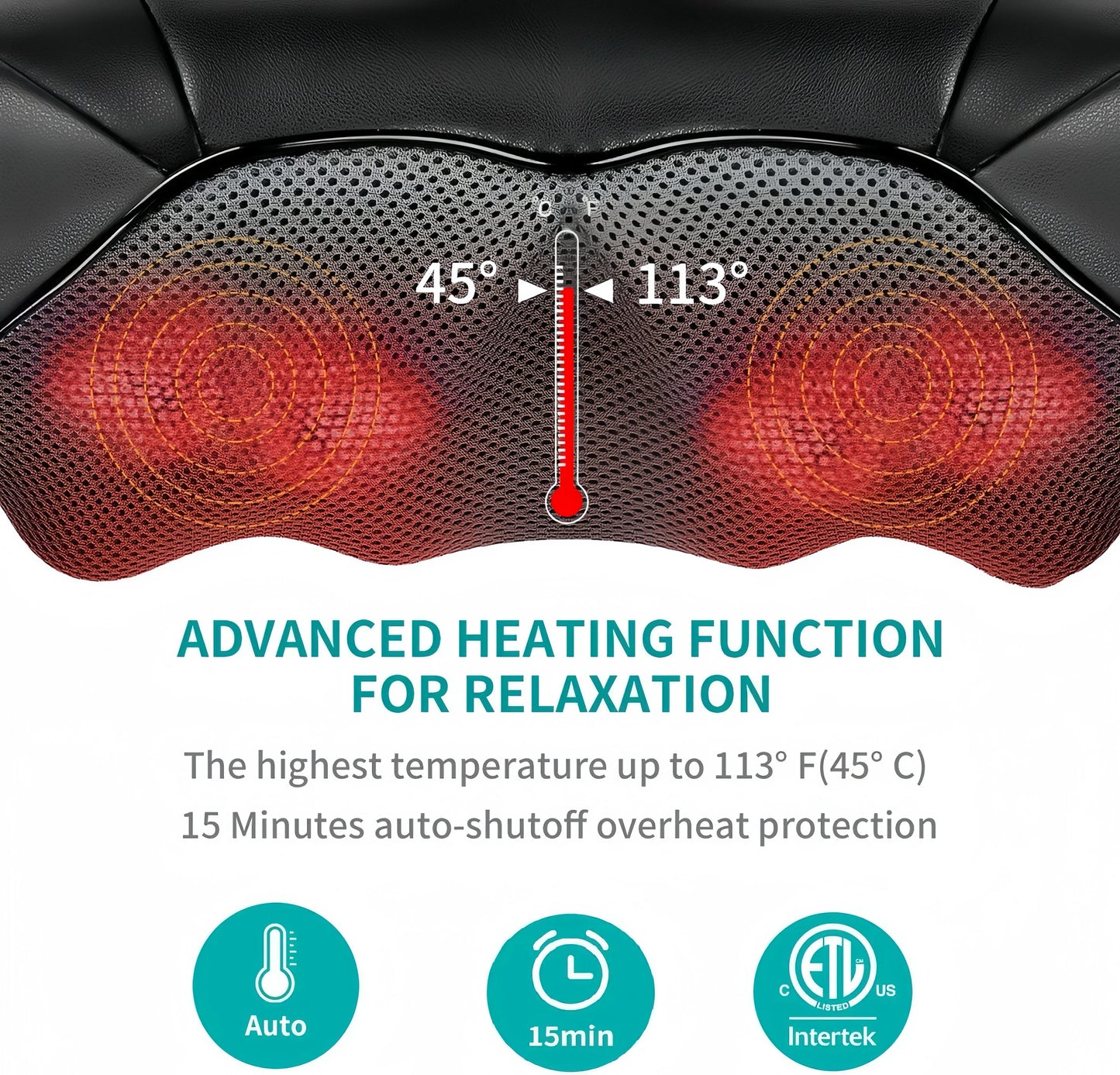 Heated Neck, Shoulder, and Back Massager