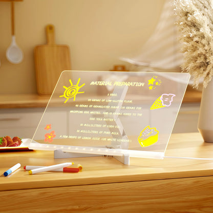 GlowBoard - LED Light-Up Writing & Drawing Board