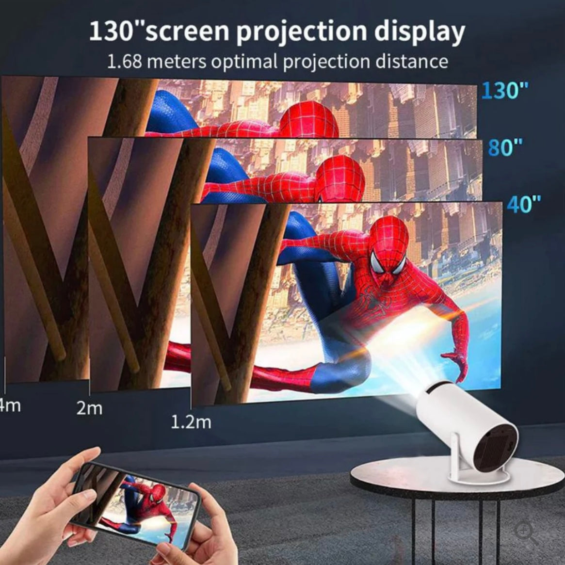 Storedevanci Pocket Beam Smart 180° Projector - storedevanci