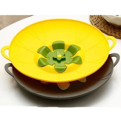 Spill Stopper Silicone Lid: Anti-Spill Multi-Function Kitchen Tool