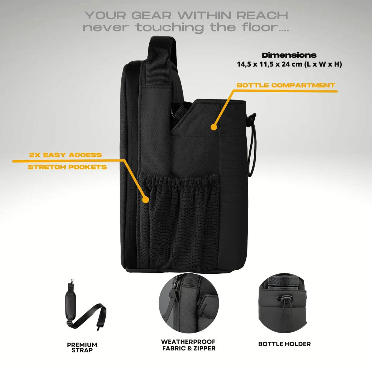 Magnetic Bottle Bag Sling Bag - storedevanci