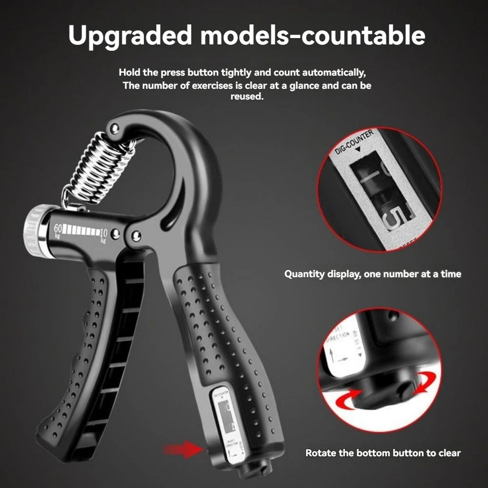Adjustable Grip Strength Trainer – Build Hand & Arm Strength, Stress Relief & Rehabilitation - storedevanci