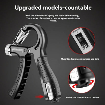 Adjustable Grip Strength Trainer – Build Hand & Arm Strength, Stress Relief & Rehabilitation - storedevanci