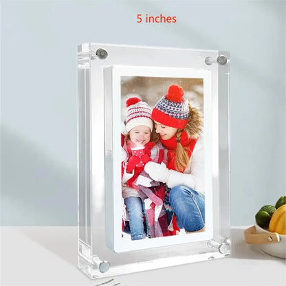 AcrylicView 5/7” Digital Frame – IPS, 4G, Battery - storedevanci