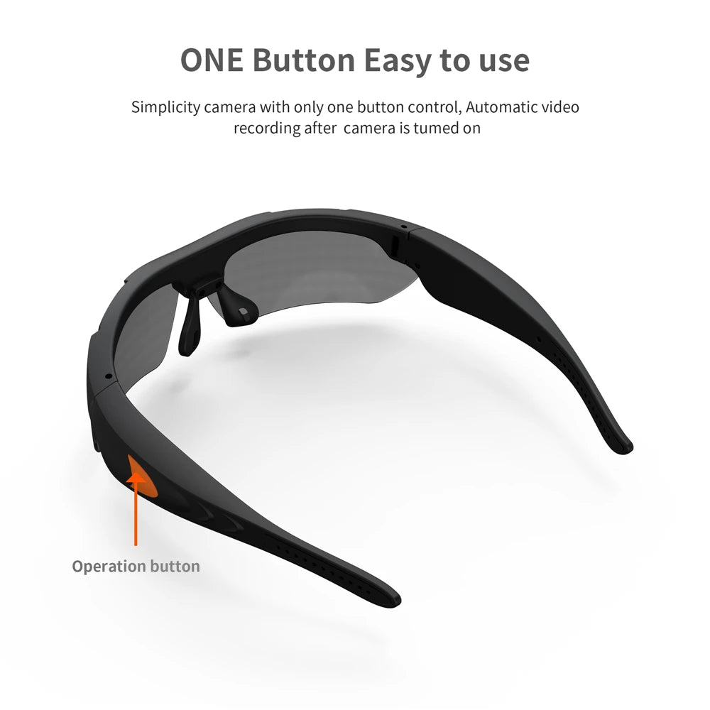 1080P HD Sport Sunglasses Camera – Polarized Lens Wearable DVR Camcorder - storedevanci