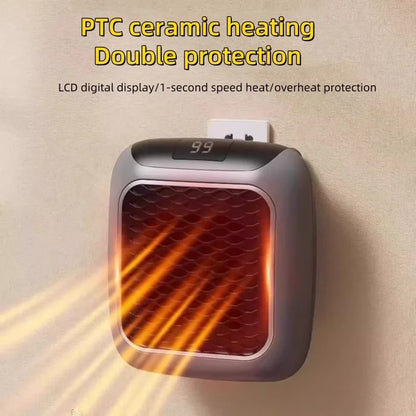 Remote Control Portable Heater Electric Hand Warmer & Wall-Mounted Space Heater for Home