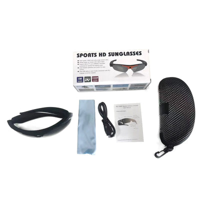 1080P HD Sport Sunglasses Camera – Polarized Lens Wearable DVR Camcorder - storedevanci
