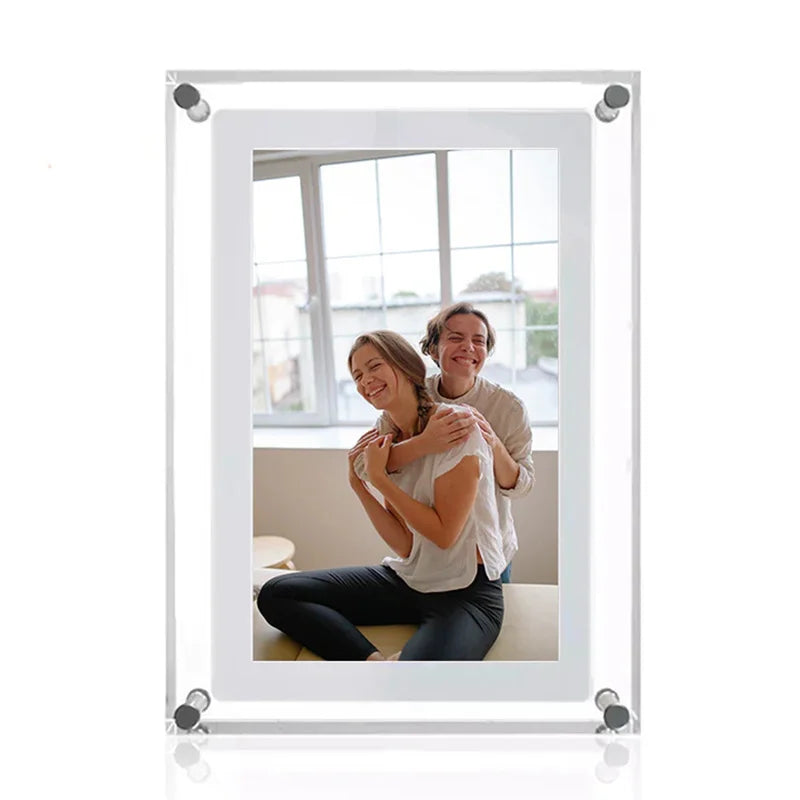 AcrylicView 5/7” Digital Frame – IPS, 4G, Battery - storedevanci