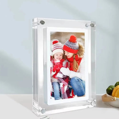 AcrylicView 5/7” Digital Frame – IPS, 4G, Battery - storedevanci