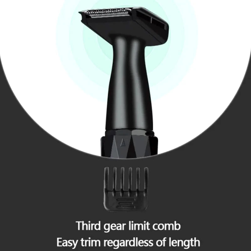 Kemei 2-in-1 Rechargeable Nose & Beard Trimmer for Men – Eyebrow, Ear & Hair Removal - storedevanci