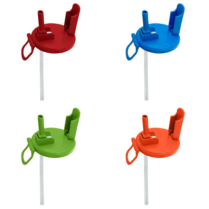 Reusable Soda Can Lids with Straws | Leakproof Beverage Can Covers - storedevanci