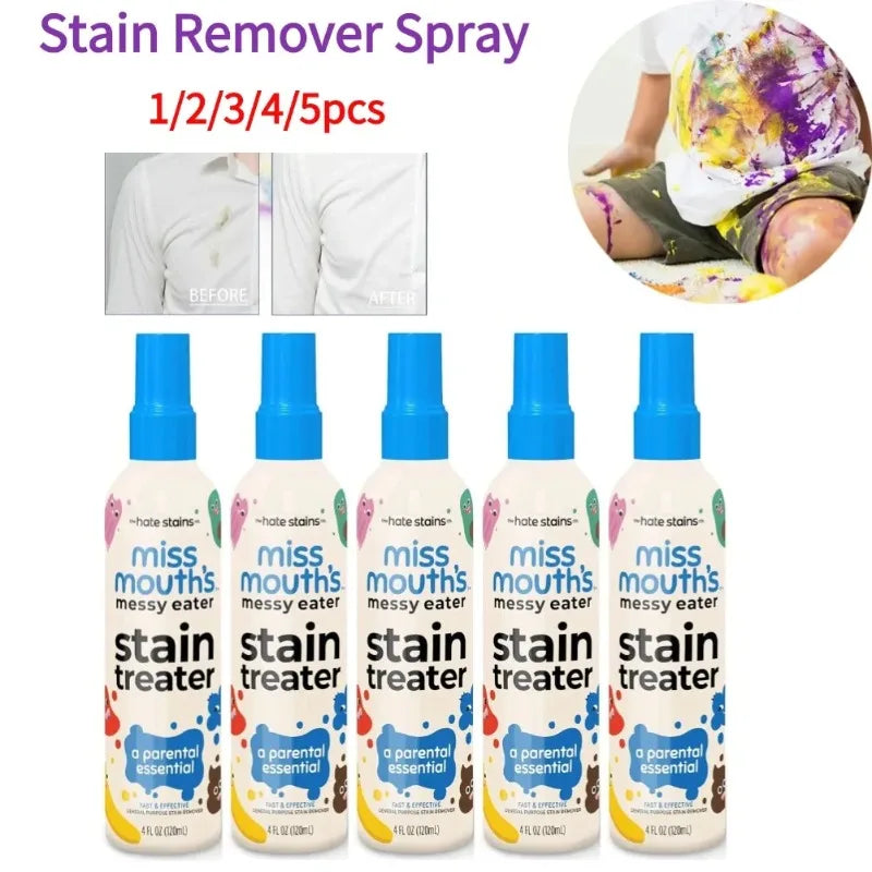 Portable Stain Remover Spray – Effective Laundry Treater for Food, Oil, Pet & Candle Stains - storedevanci