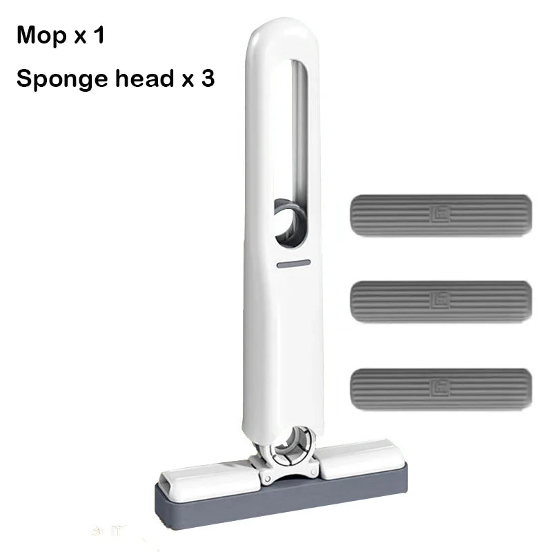 Powerful Mini Squeeze Mop – Self-Squeezing, Folding Home & Car Cleaning Tool - storedevanci