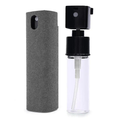 Screen Cleaner Spray Bottle for Mobile Phone Ipad Computer Microfiber Polish Cloth Wipe Cleaning Glasses Wipes