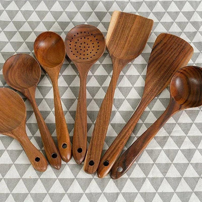 Natural Wooden Coocking Spoons - storedevanci