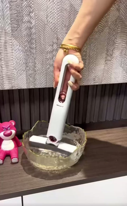 Powerful Mini Squeeze Mop – Self-Squeezing, Folding Home & Car Cleaning Tool